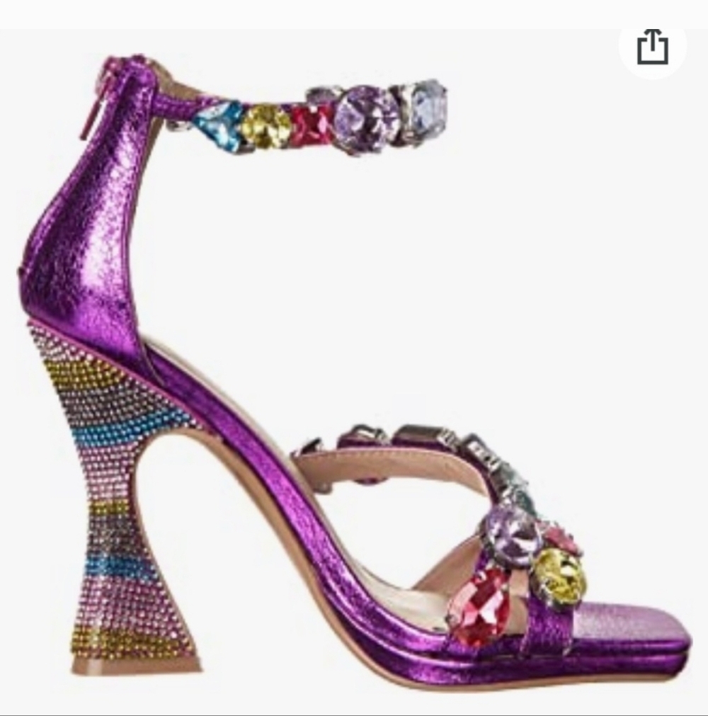 Betsey Johnson Lillie Heeled Sandal - Picture 6 of 10